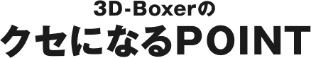 3D-boxerのクセになるPOINT