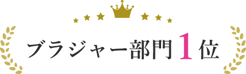 ブラジャー部門1位