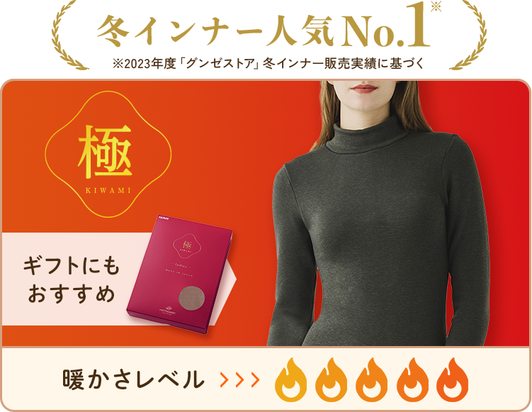 冬インナー人気no.1【極】
