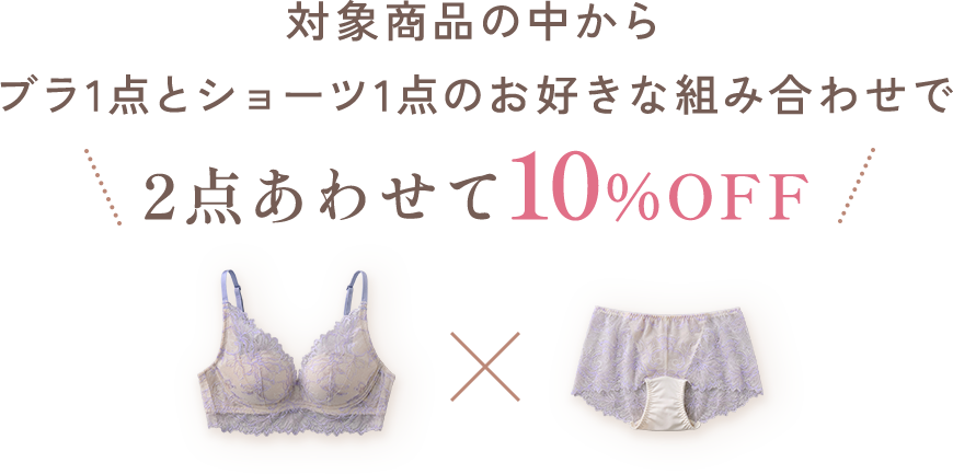 2点あわせて10%OFF