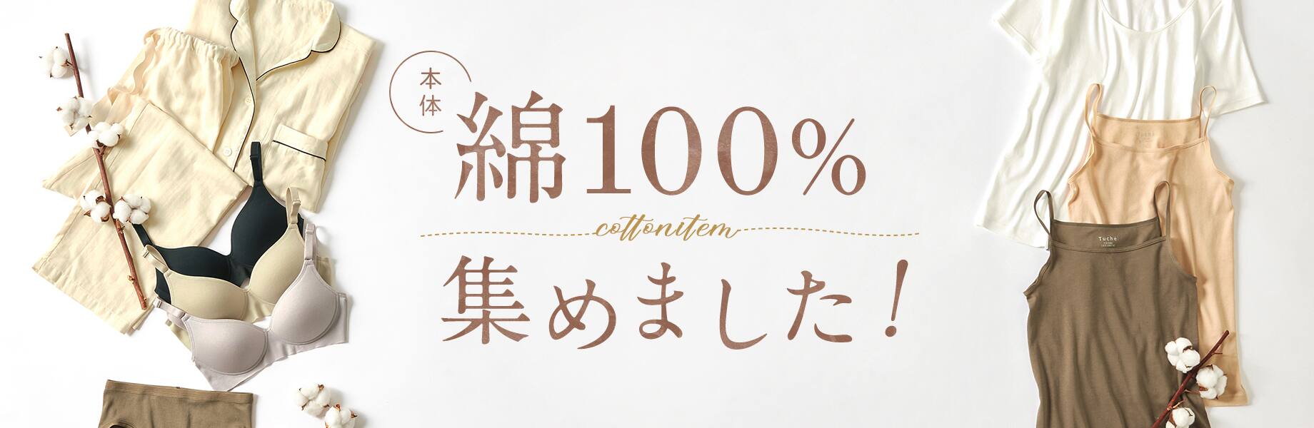 本体綿100％の商品一覧です。