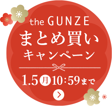 theGUNZEまとめ買いキャンペーン
