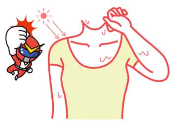 暑すぎて溶けそう！
