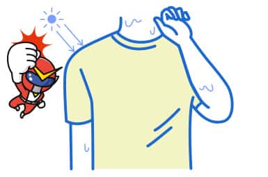 暑すぎて溶けそう！