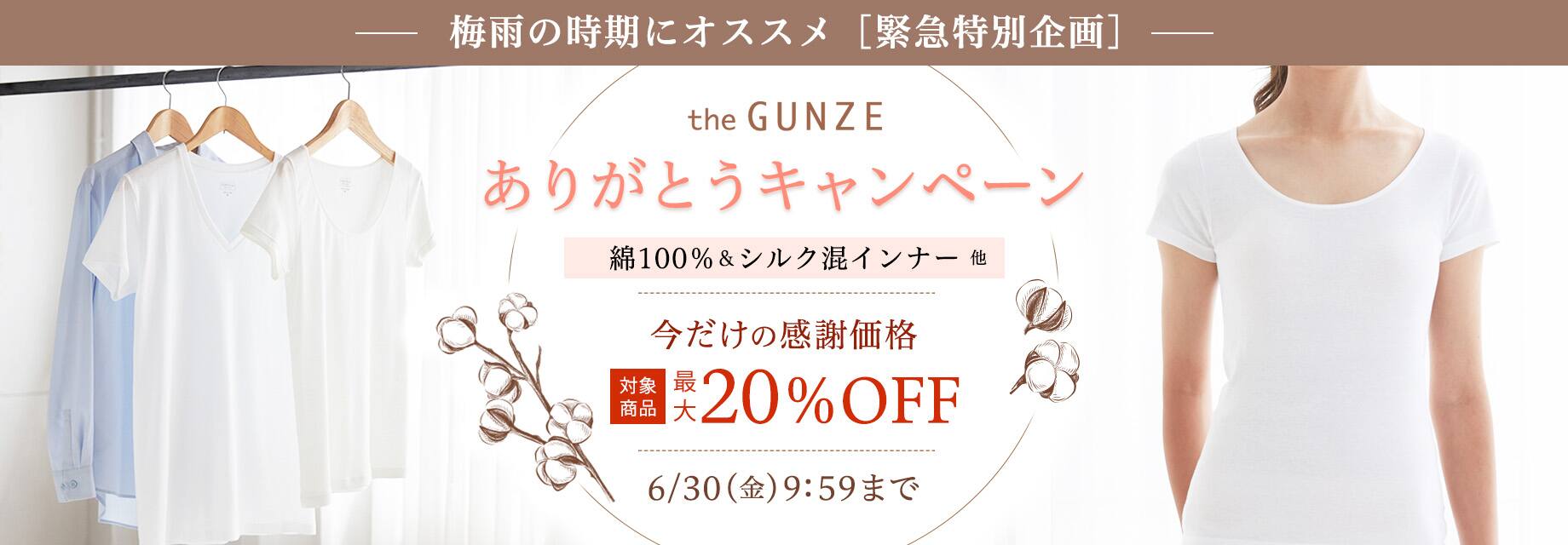 theGUNZEありがとうキャンペーン