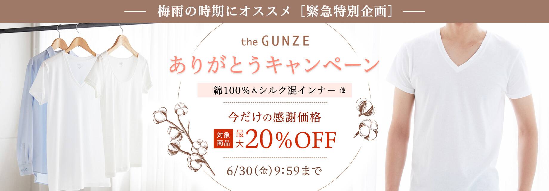 theGUNZEありがとうキャンペーン