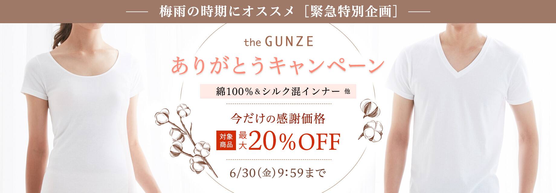 theGUNZEありがとうキャンペーン