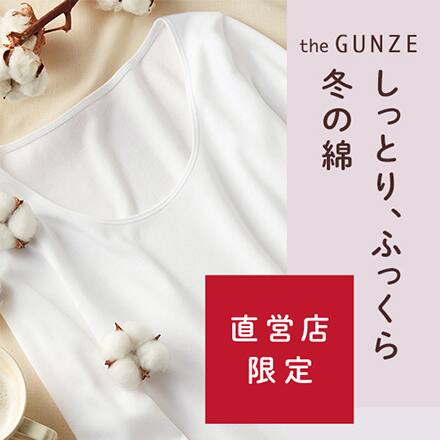 the GUNZE 冬の綿