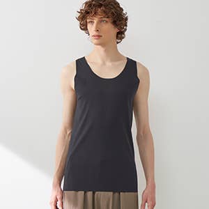 肌に優しい綿混素材