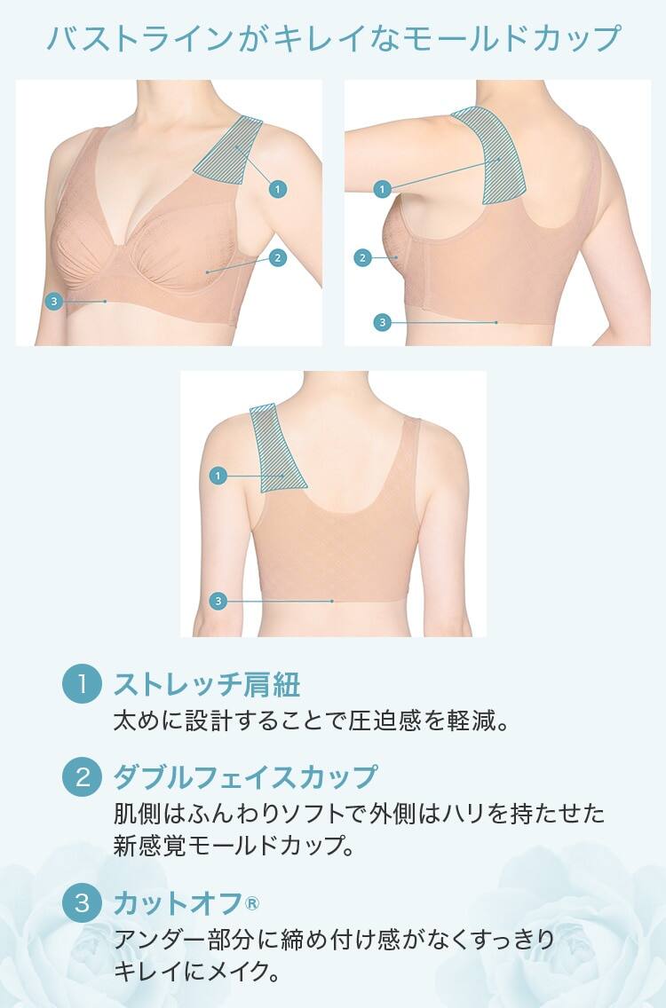 バストラインがキレイなモールドカップ