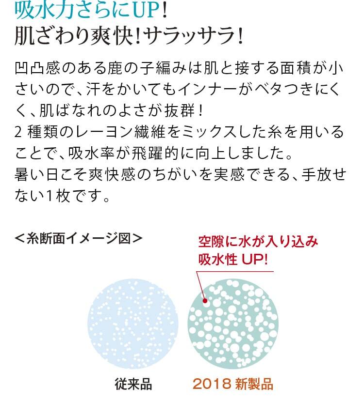 白シャツなら、透けにくいベージュをチョイス!