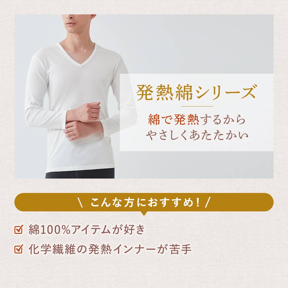 theGUNZE 発熱綿シリーズ