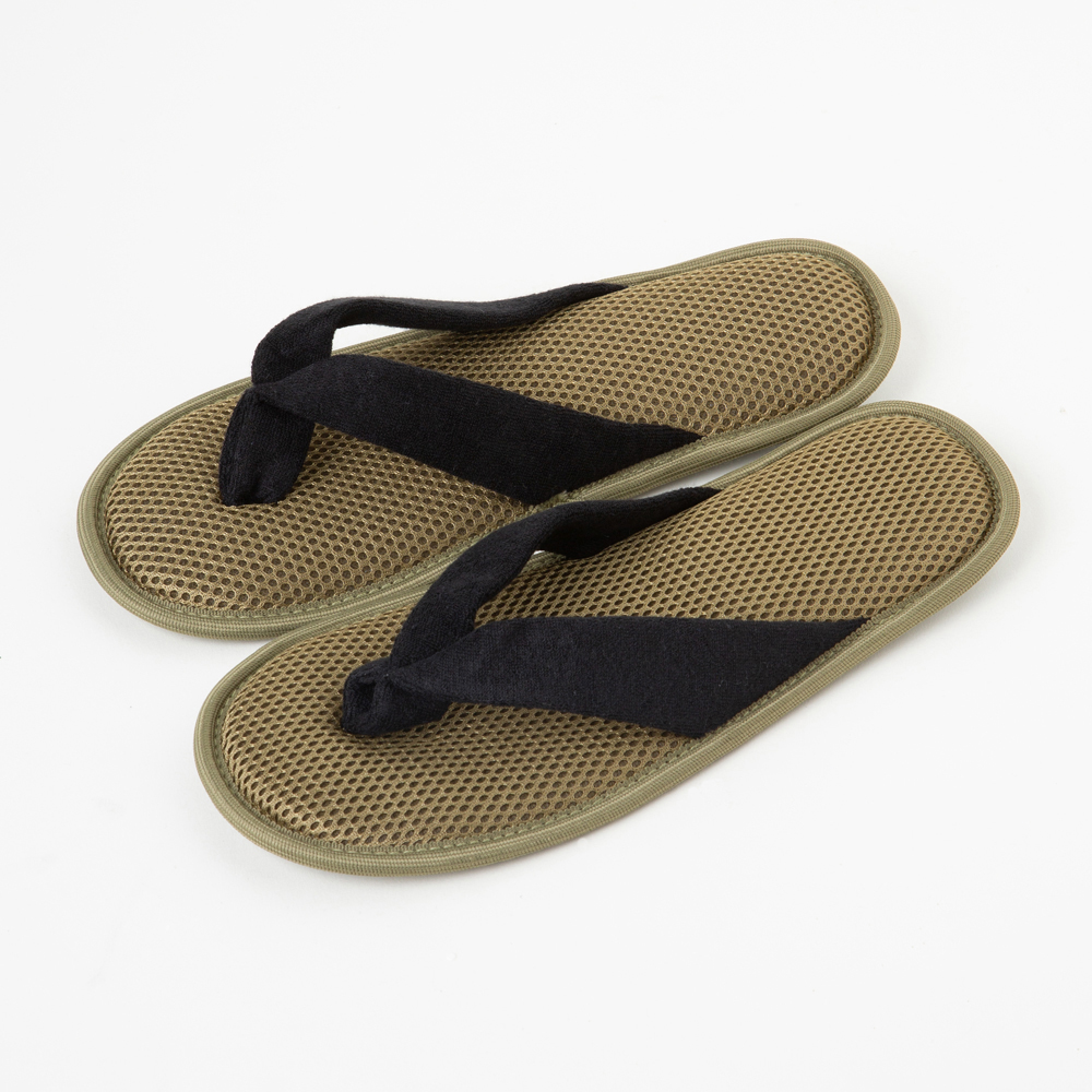 【サンダル】スリッポン【SALE】 ADT105 カーキ