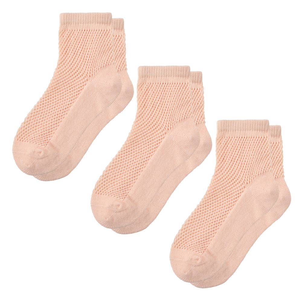 ネット限定3足セット【アセドロン・足ムレ特化】ショート丈靴下 AGX853 オレンジ