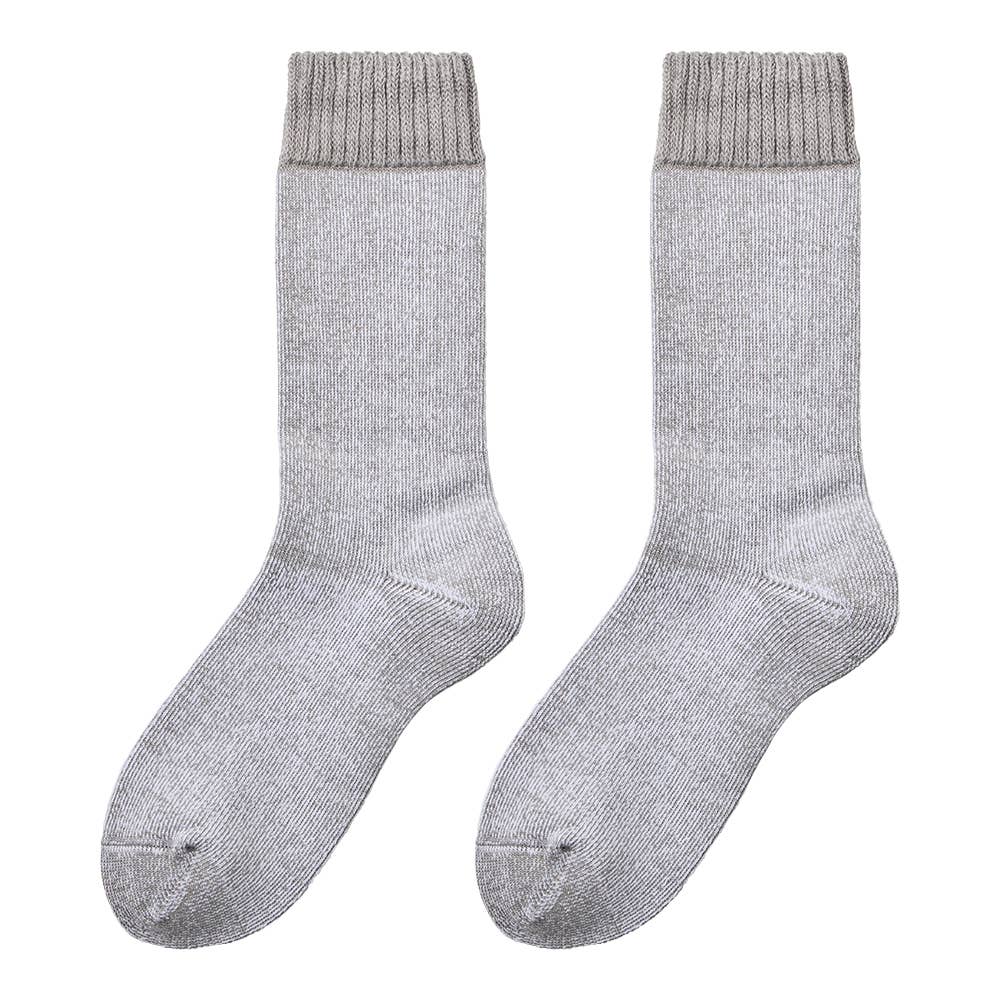 【ファイヤーアセドロン】3層構造クルー丈ソックス AGY301 グレー