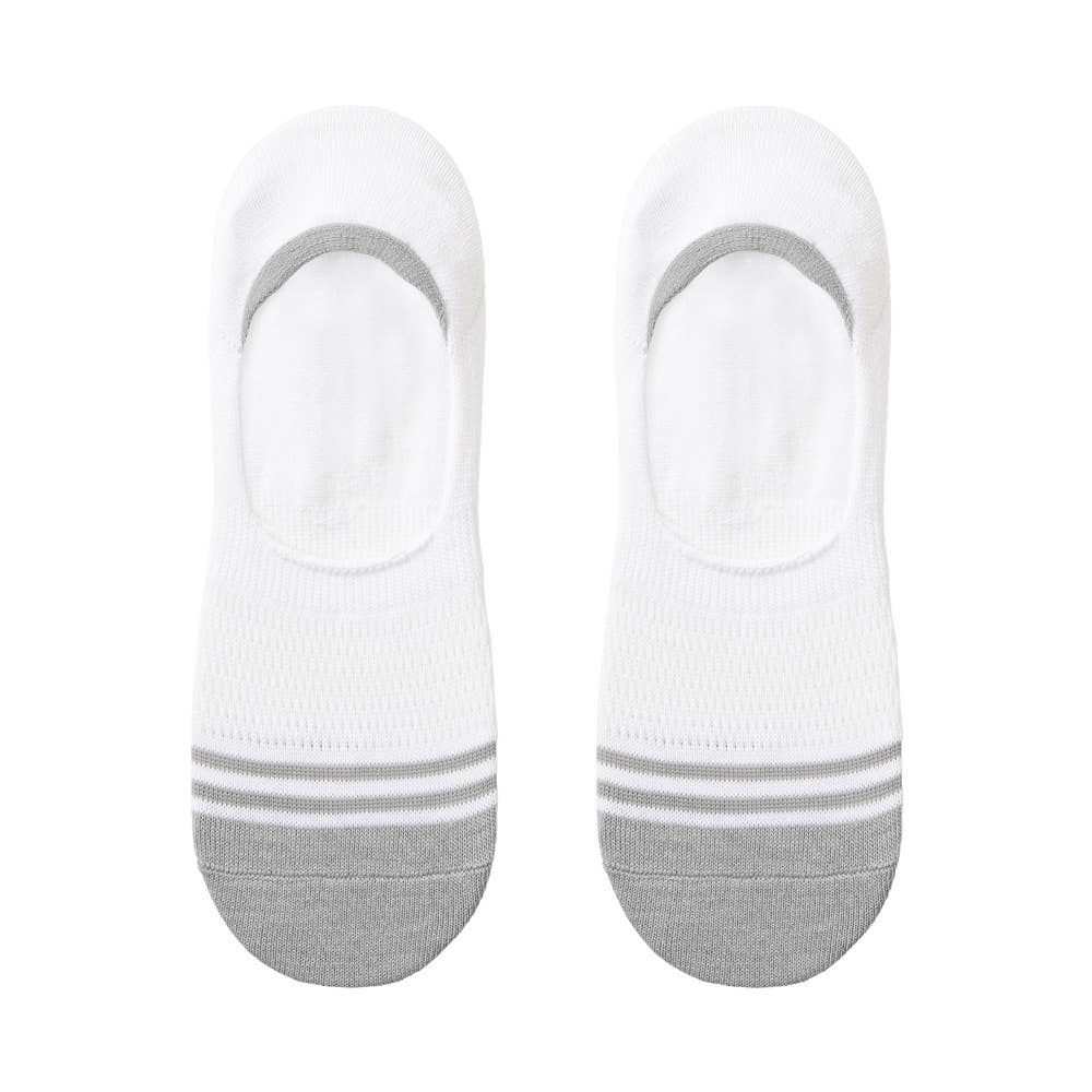 【アセドロン・大汗対応】ネット限定3足セット メガメッシュ フットカバー AGZ321 ホワイト