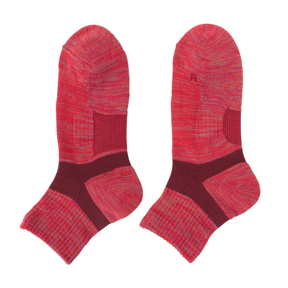 アーチサポート付クルー丈ソックス【くつしたの日対象】 AS0102 モクレンガ