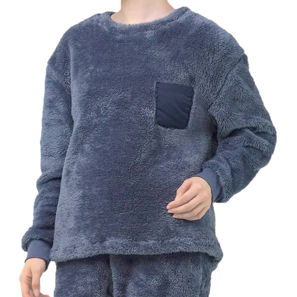 裏起毛 両面シャギーボアプルオーバー レディース Auq853 レディース パジャマ ルームウェア 裏起毛 両面シャギーボアプルオーバー レディース Auq853 レディース パジャマ ルームウェア