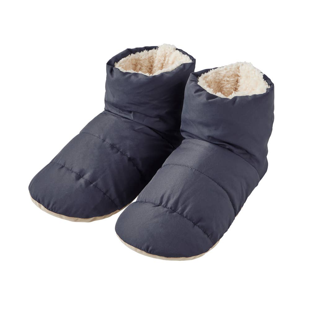 メンズ【発熱・ブーツ】ルームシューズ【SALE】 AUW001 チャコールグレー