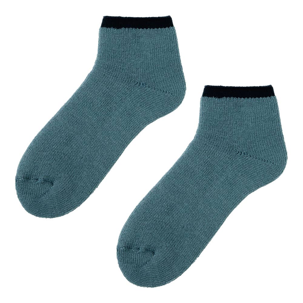 メンズ【裏起毛】スニーカー丈ソックス【SALE】 AUW111 ダルブル-