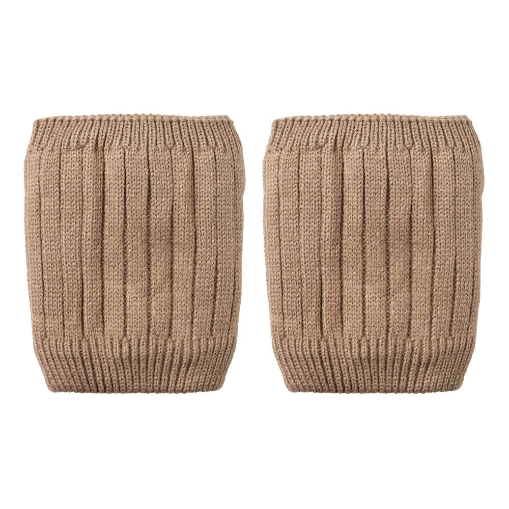 【裏ボア】リブ柄ルームソックス【SALE】 AUW636 ブラウン