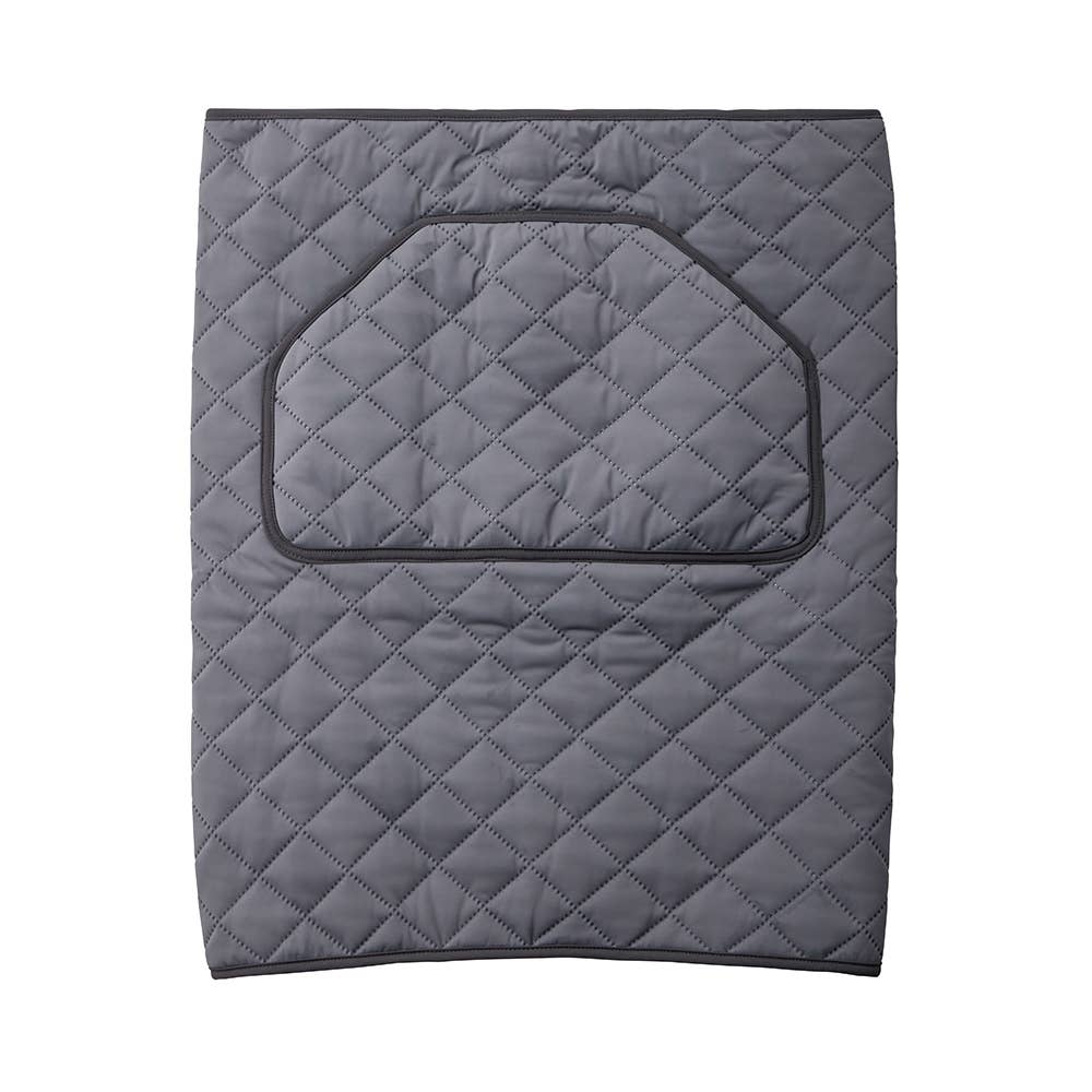 【ストレッチキルト】2wayブランケット AUY922 チャコールグレー