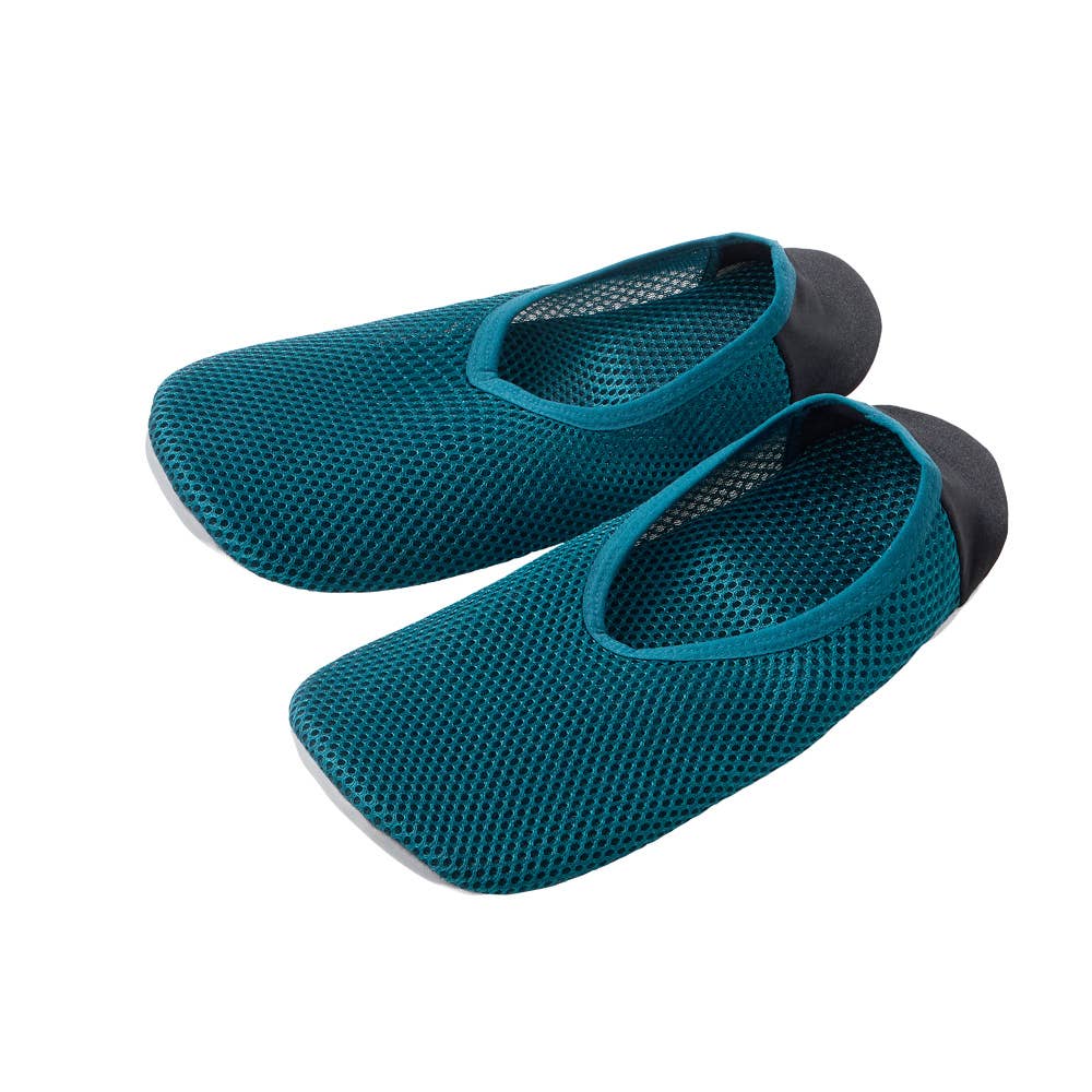 【おうちスリッポン】かかとクッション強化タイプ AUZ201 ブルーグリーン