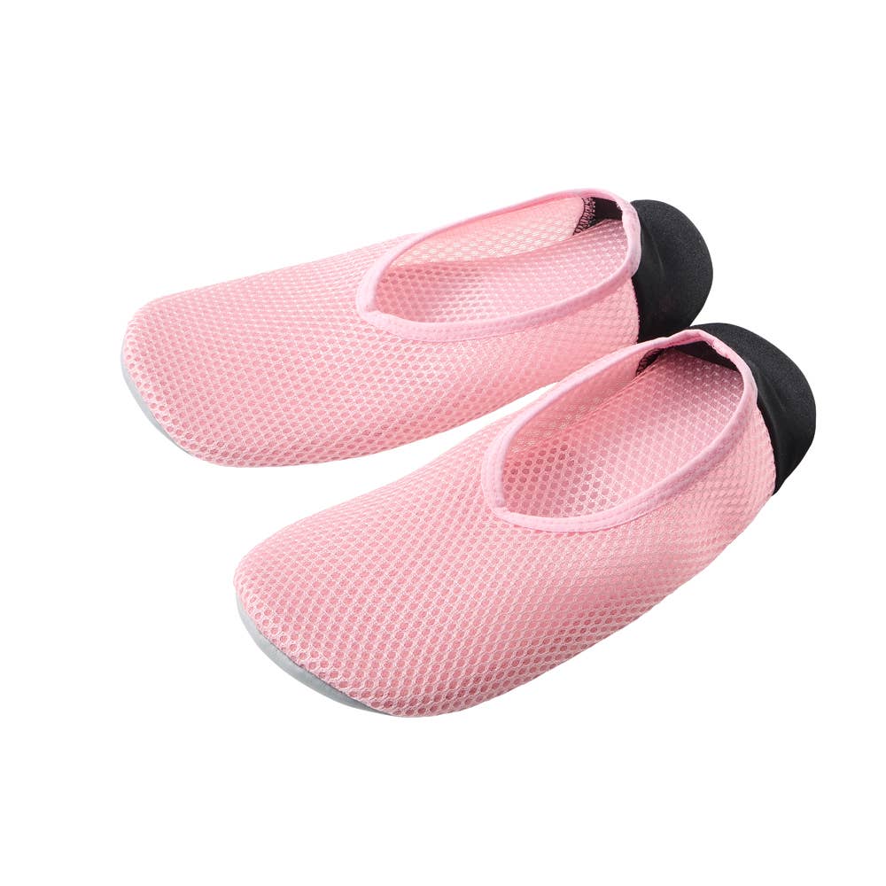 【おうちスリッポン】かかとクッション強化タイプ AUZ701 ペイルピンク