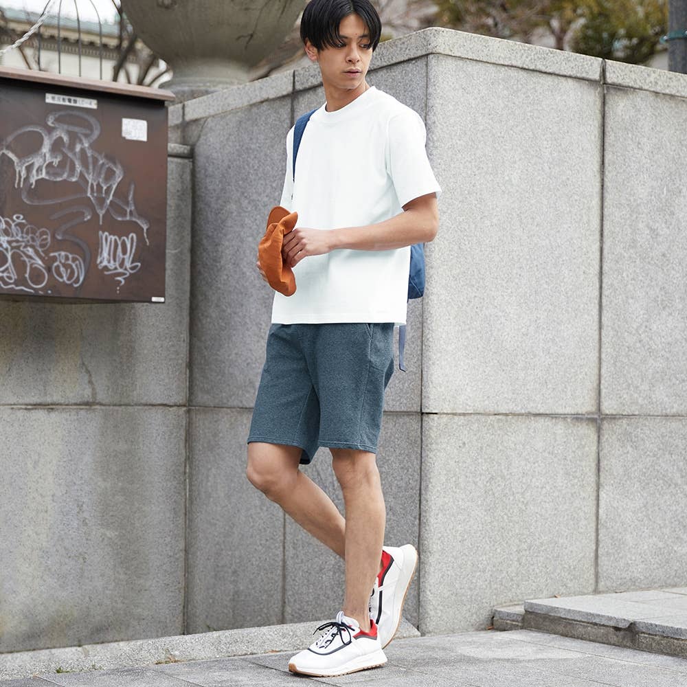 ストレッチハーフパンツ ニットジャージ m103 メンズ