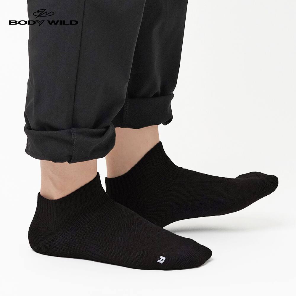 ベーシック】メリノウール混パイルショート丈靴下(メンズ) BDQ013 