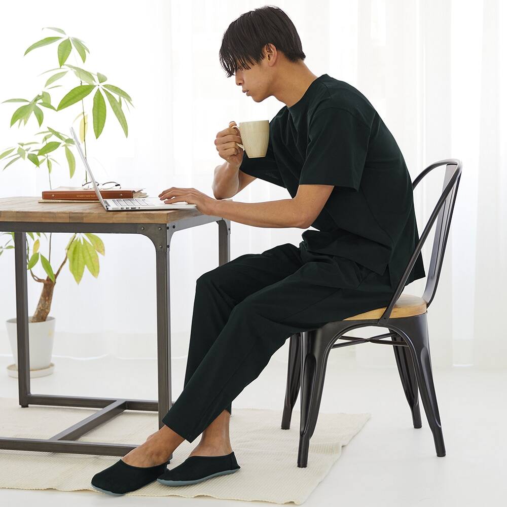 軽量速乾タックテーパードストレッチパンツ メンズ Sale メンズ