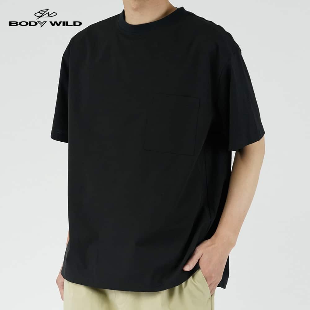 綿混ドッキング半袖Ｔシャツ(メンズ) BDP183: メンズ トップス