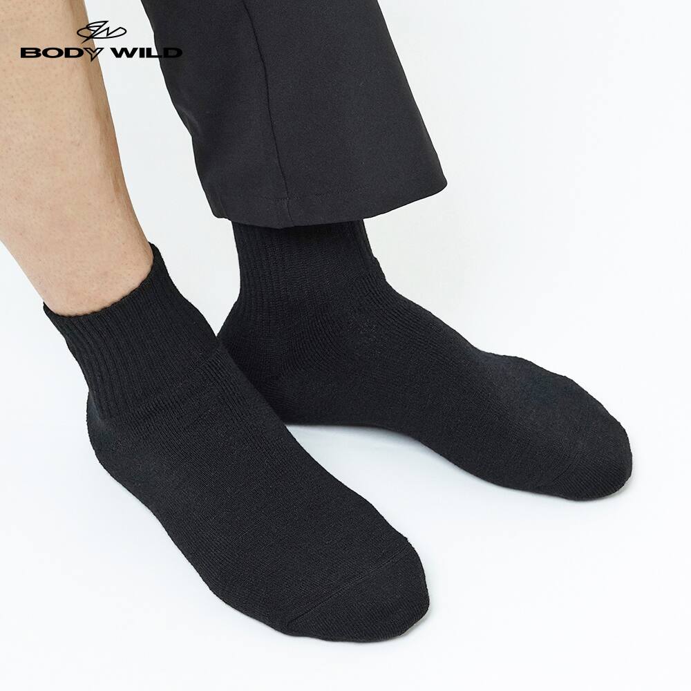 ベーシック】メリノウール混パイルショート丈靴下【SALE】 BDQ013