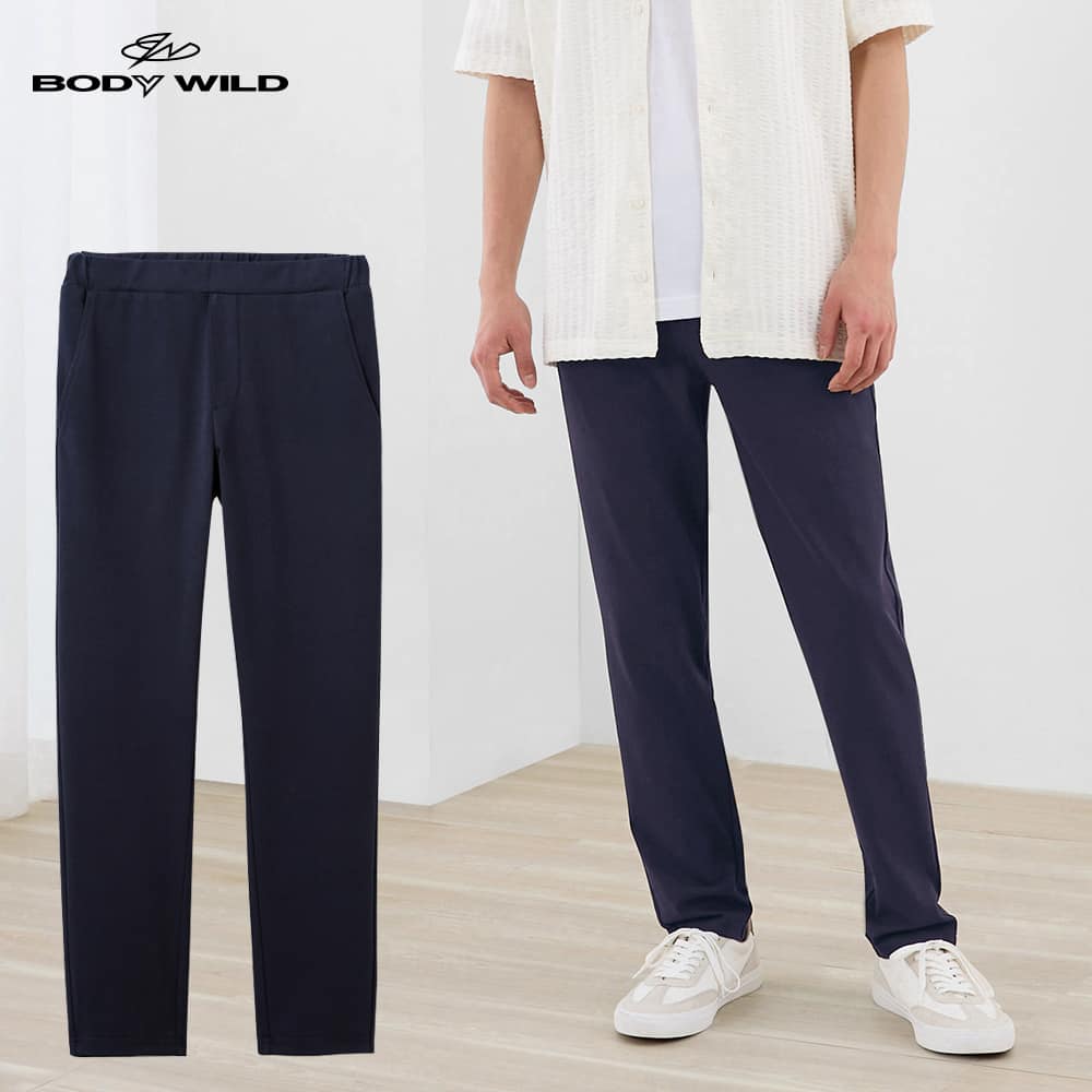[Tapered] Dry rayon blend stretch pants with belt loops [SALE] BDT101 ...
