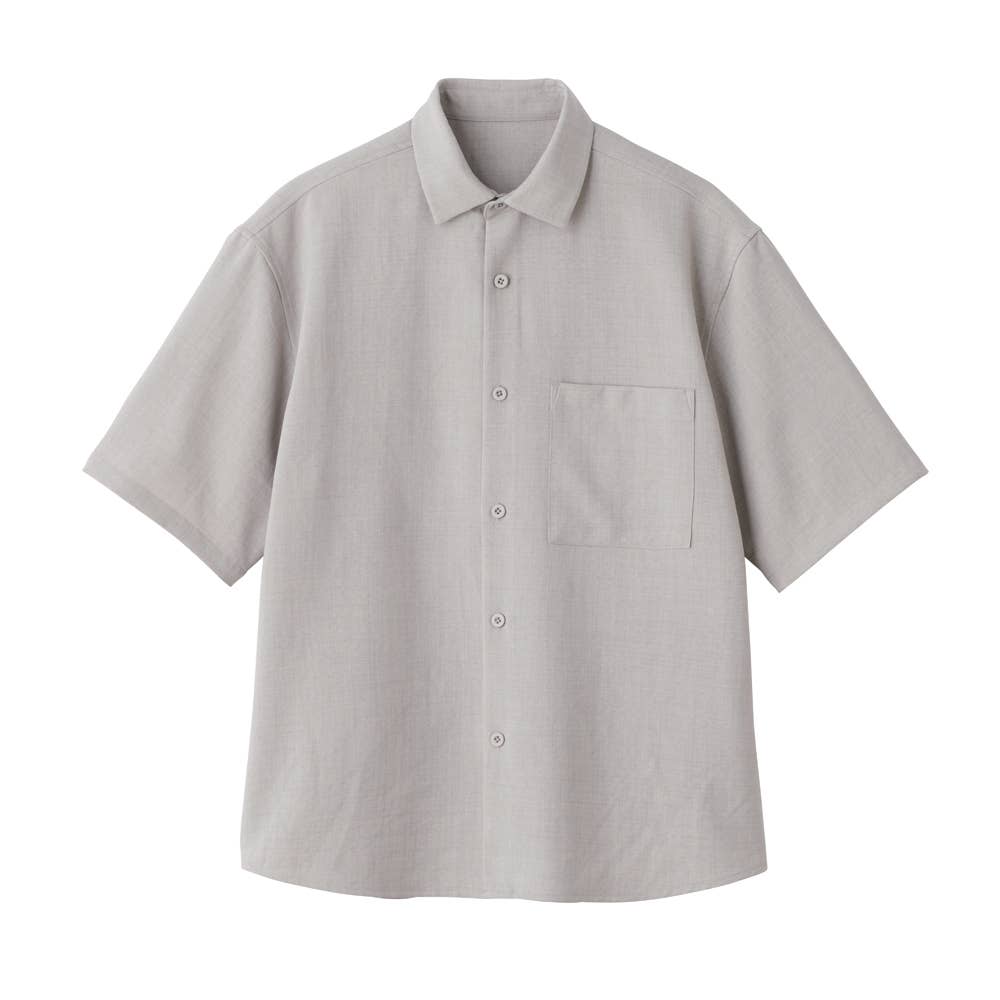 【遮熱・ドライ】サマーシャツ BDZ31K ライトグレー