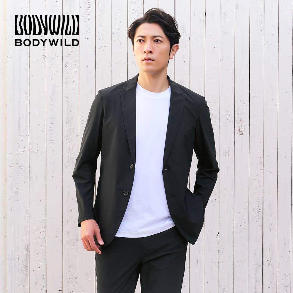 【ナイロンストレッチ】テーラードジャケット