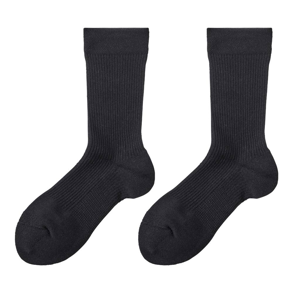 sigvaris Essential 着圧ソックス S ブラック Sigvaris Women's Essential Cotton Calf Compression Socks