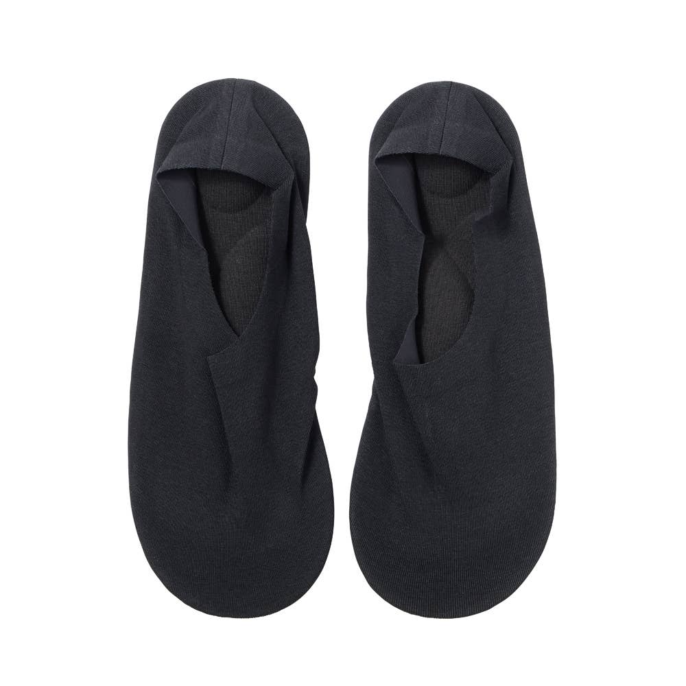 【超深履き・低反発】3Dインソール搭載フットカバー【SALE】 CDX506 ブラック