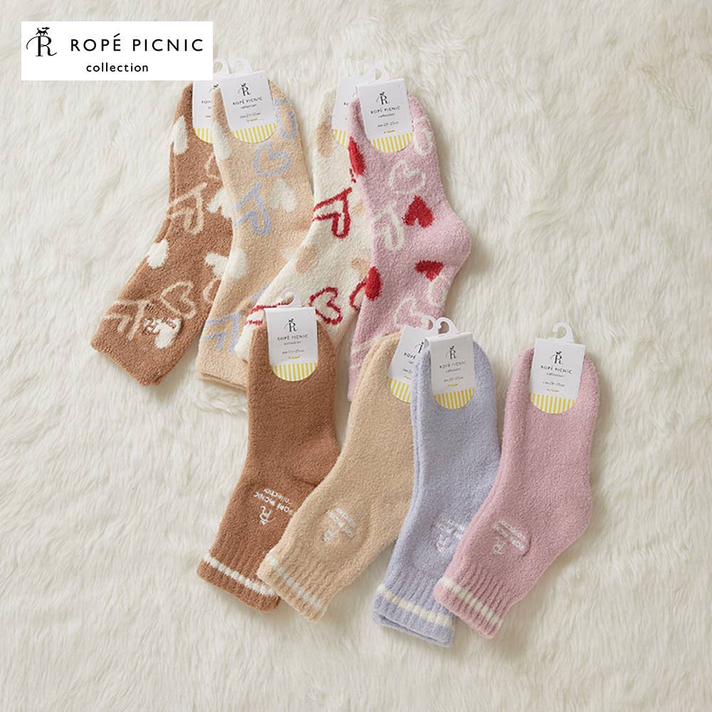 ネット限定お得福袋【とろふわルームソックス】おまかせ8足セット