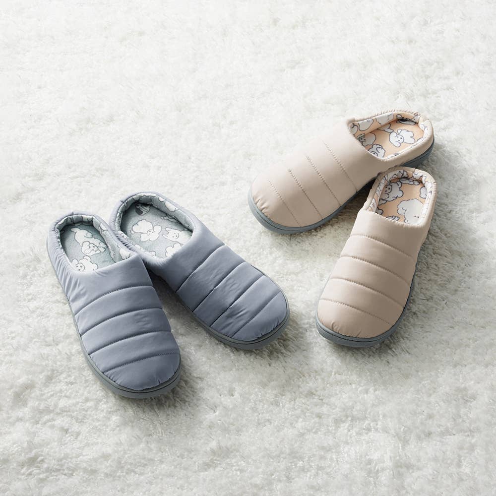 ネット限定お得福袋【てらおかなつみさんコラボアイテム】ルームシューズ2点セット FLG25L07 セットカラー１