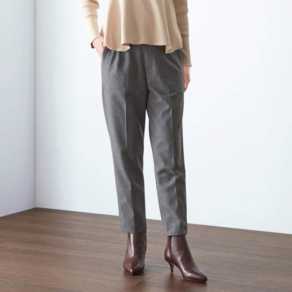 ストレート】 微起毛杢調レギンスパンツ【SALE】 FTSL19