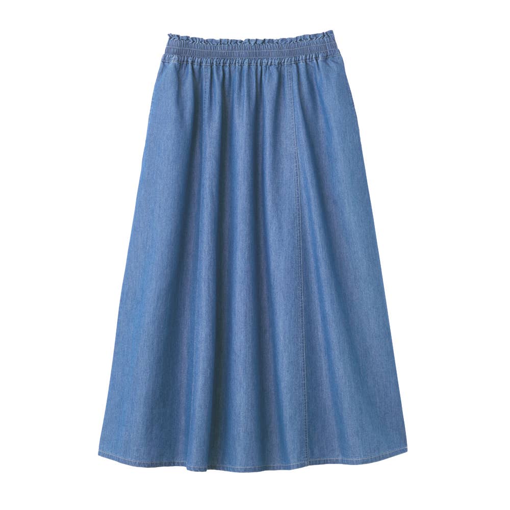 デニムライクスカート【SALE】 FTXL18 :レディース パンツ