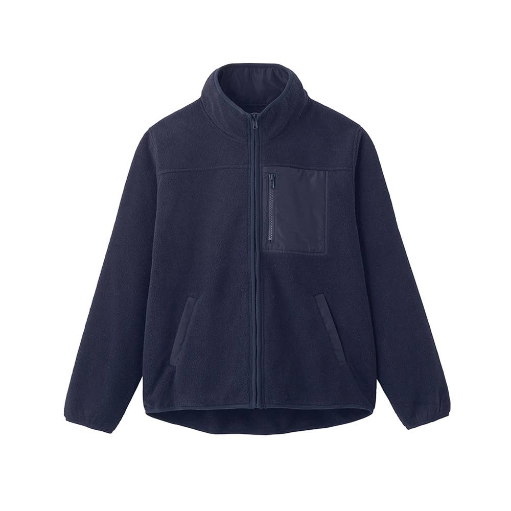 フリースジャケット【SALE】 GDU001 ネービー