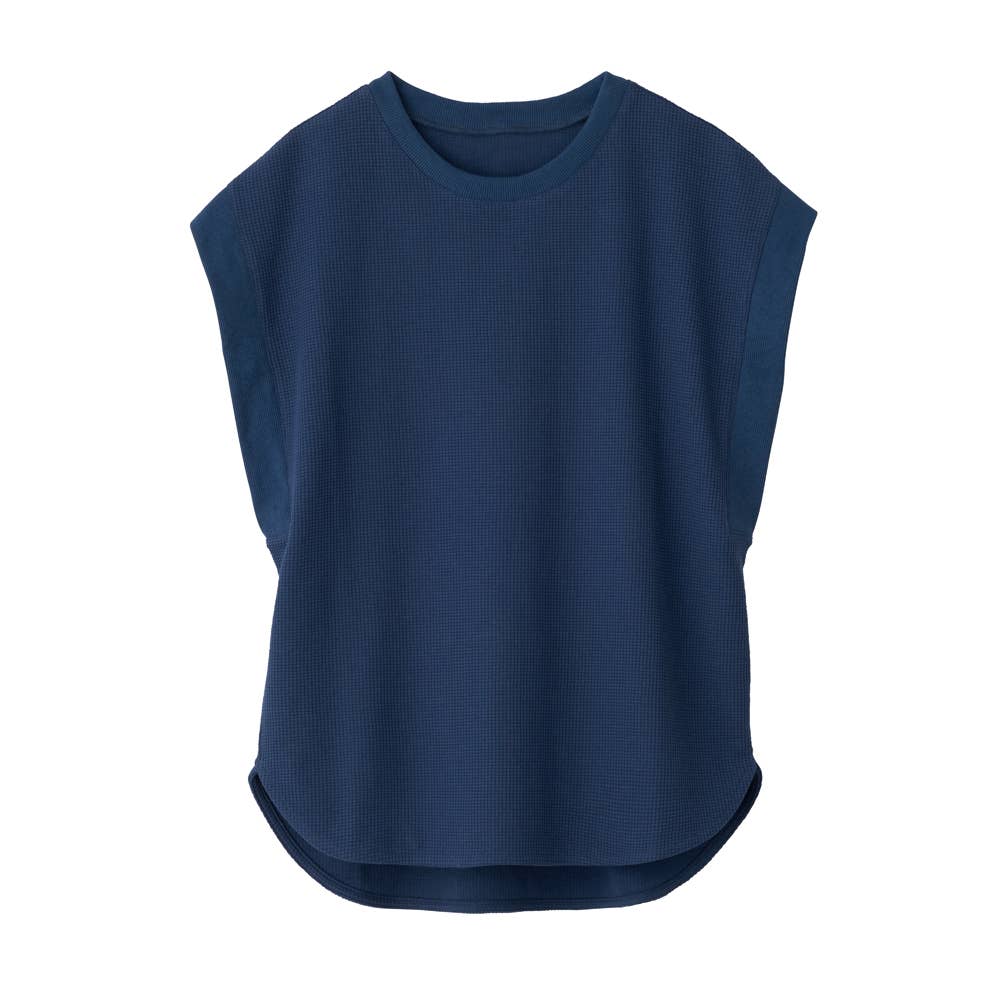 [Cotton Blend] Dry Sleeveless GDZ603 Navy