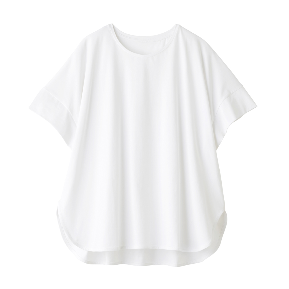 【綿レーヨン】オーバーサイズTシャツ GDZ610 オフホワイト