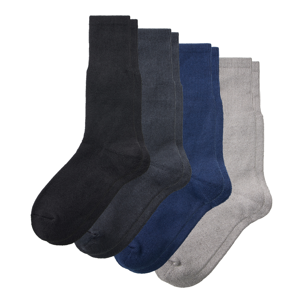 ネット限定お得福袋【ダブル保温 足裏パイルソックス】20足セット【送料無料】 HGY021FK ２Ｐ２デカアソート