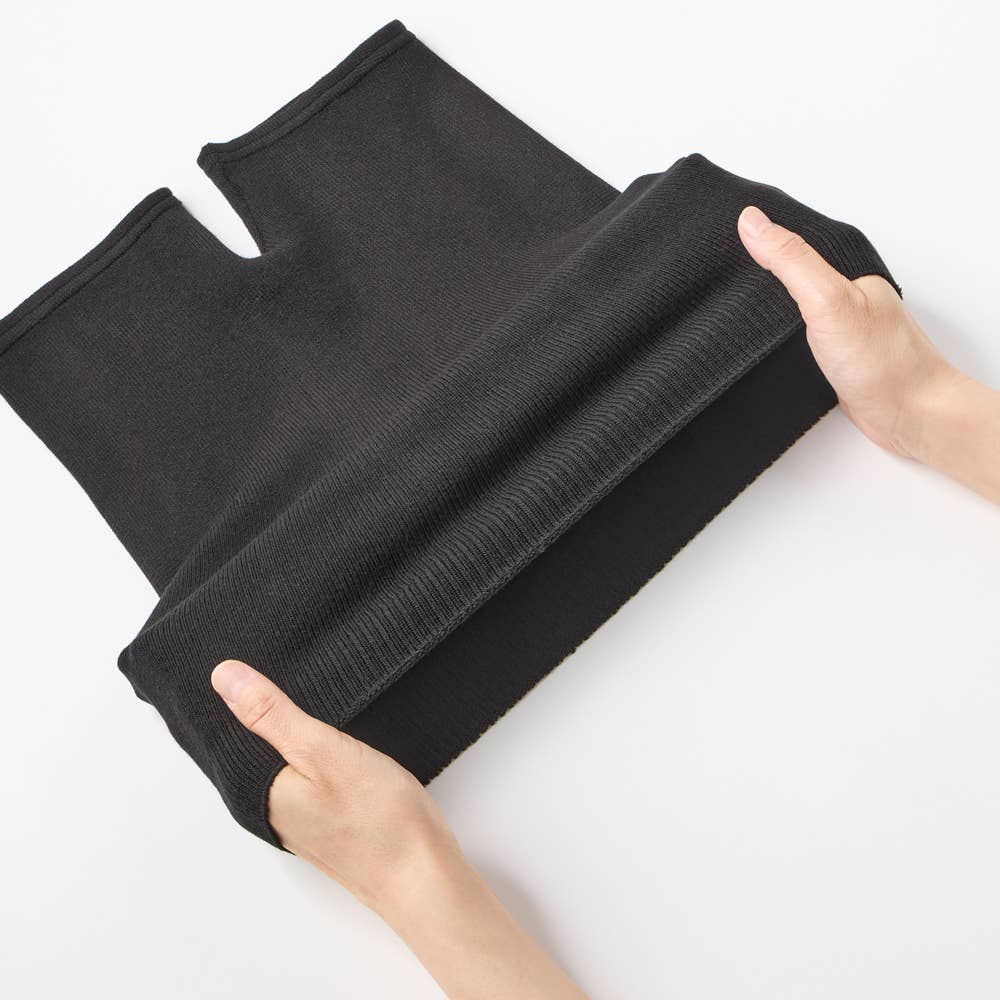 【吸湿発熱】お腹縫い目なし1分丈オーバーパンツ HGY701 E1