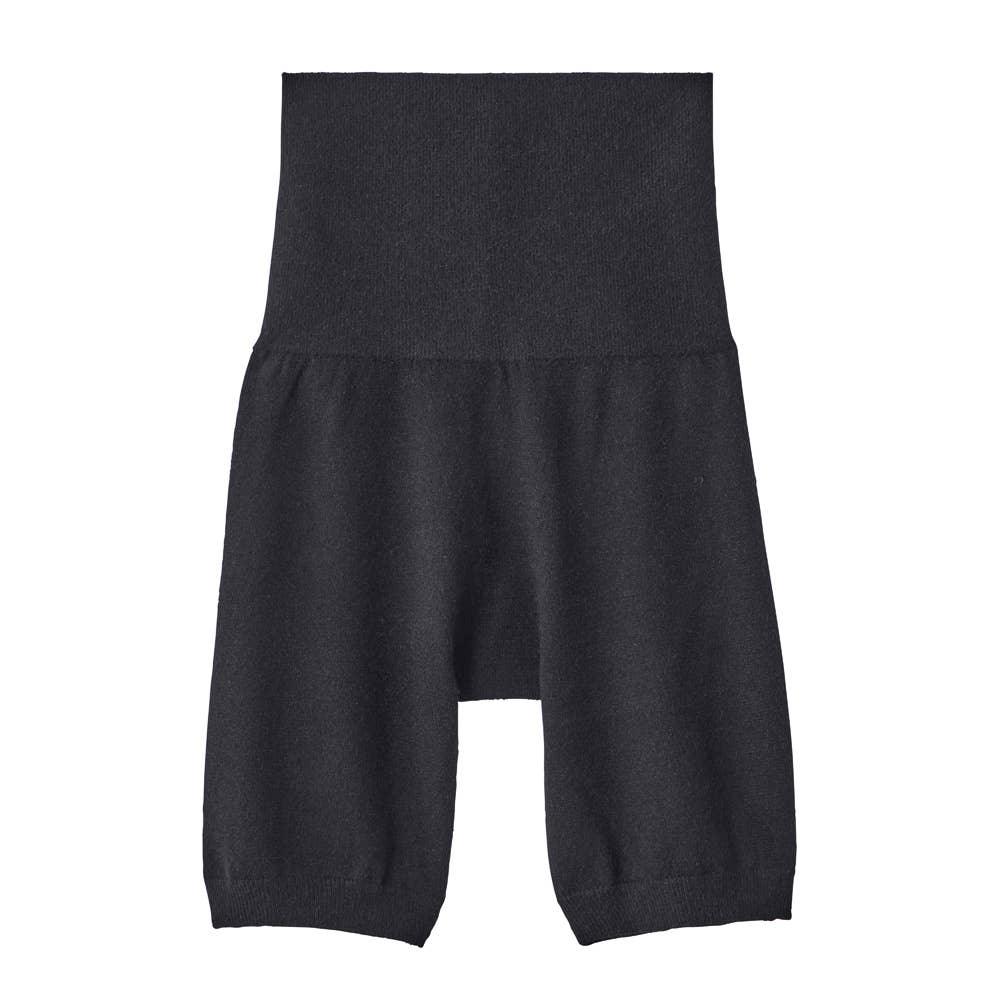 【完全無縫製】3分丈腹巻付きオーバーパンツ HGY706 ブラック