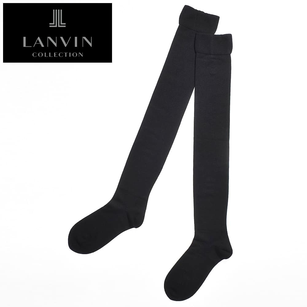  LANVIN COLLECTION（ランバン コレクション） オーバーニー（レディース） ブラック 22-24