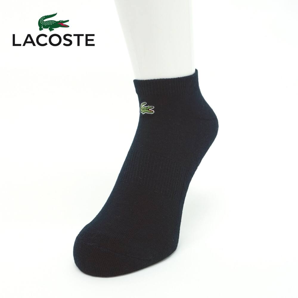 ＜GUNZE グンゼ＞ LACOSTE（ラコステ） カジュアルソックス（メンズ） ホワイト 25-27